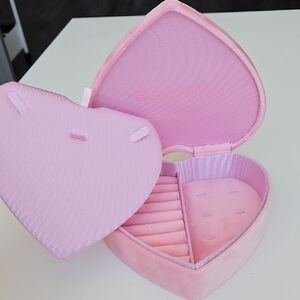 Swarovski Pink Heart Jewelry Case / Storage Box